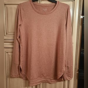 Athleta Longsleeve Casual Top!‎ Rose Color - XLT